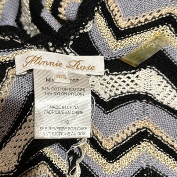 Minnie Rose poncho with Missoni like print - Picture 4 of 7